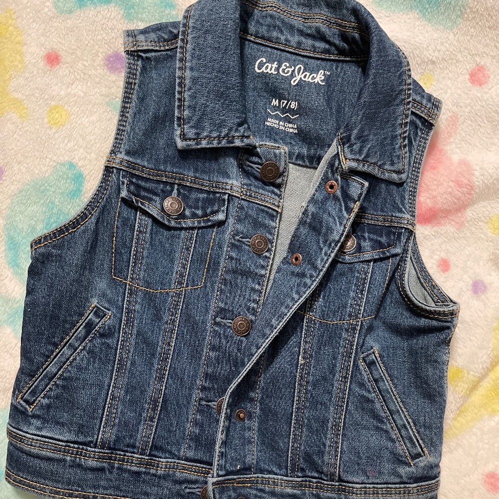 Kids Jean jacket Vest